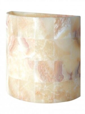 oxc120pqp Lampara para muro Onix natural Base E27 OXC120PQ-P