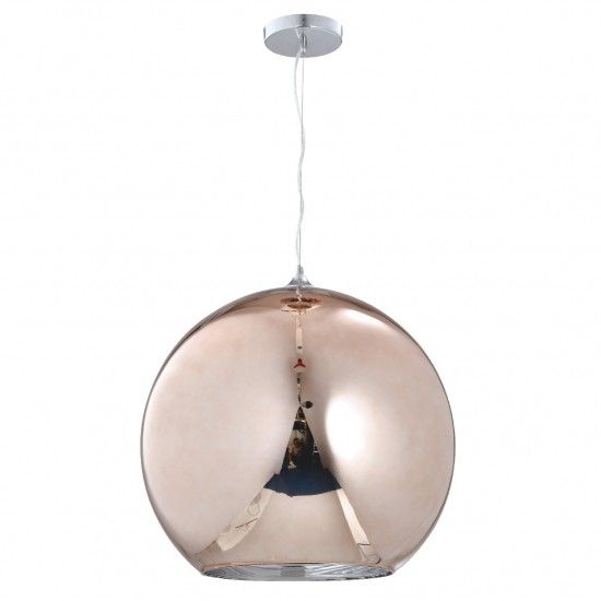 Solar Pendant E27 acabado en bronce y canapo bronce 1 Luz Q20645-BR