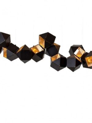 productos_normal_80b5739e6 Cube Pendant acabado negro mate e interior oro 12 Luces E12 Q63606-BL
