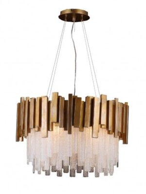 productos_normal_93e57f105 Danae Pendant acabado oro o niquel y cristales 6 Luces E27 Q11606-GD