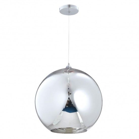 Solar Pendant E27 cristal acabado cromo y canope cromo 1 Luz Q20645-CH