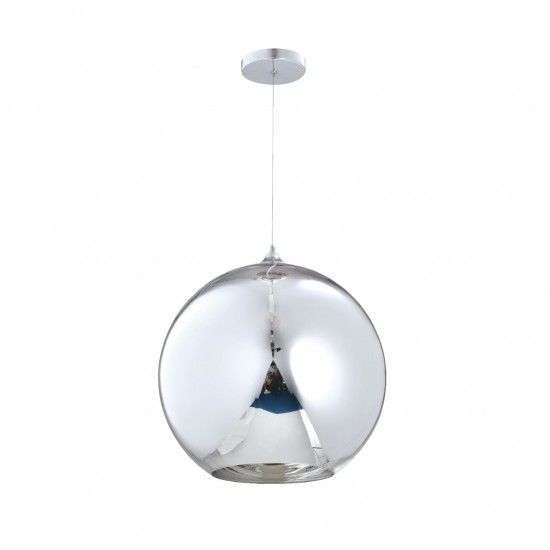 Solar Pendant E26 cristal acabado cromo y canope cromo 1 Luz Q20625-CH