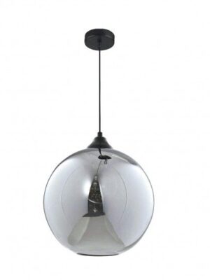 productos_normal_fc261328b Solar Pendant E27 cristal acabado humo y canope negro 1 Luz Q60656-SM