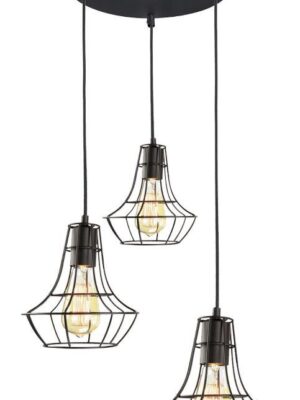 THV155-3 Lampara COLGANTE GABBIA Vintage THV155/3