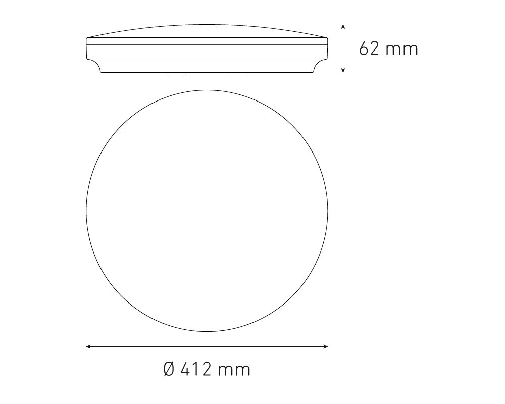 Luminaria para Sobreponer CL 400 LED 25W Chocolate MAGG - Image 2