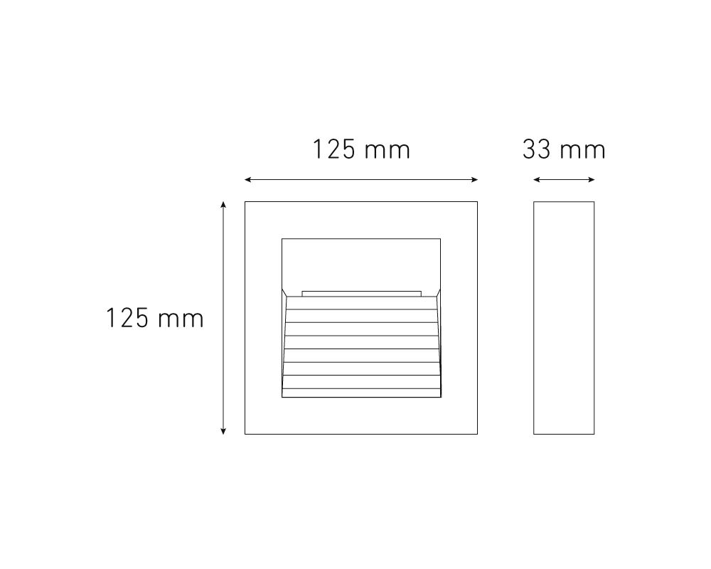 Lámpara LED Sw20 2W Cuarado MAGG - Image 2