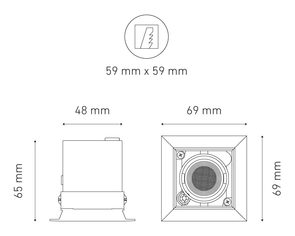 POINTS MICRO I 100-240V AF 20° Negro - Image 2