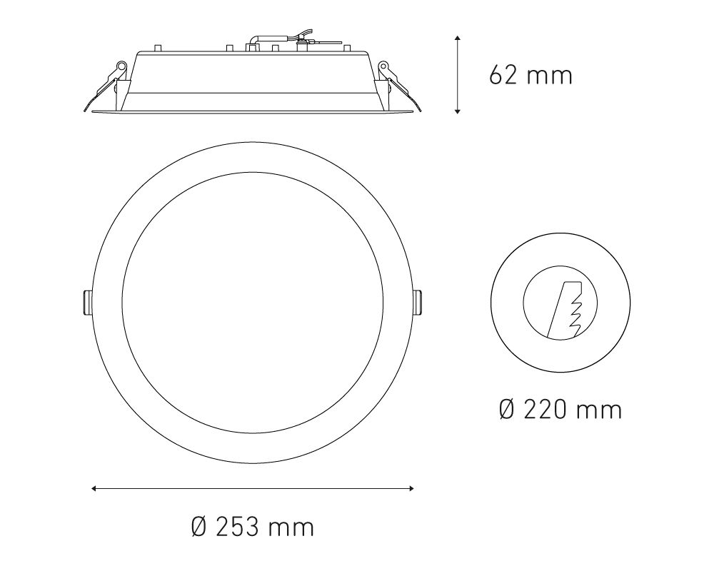 Empotrar a techo Magg LUNA 23W SSD - Image 2