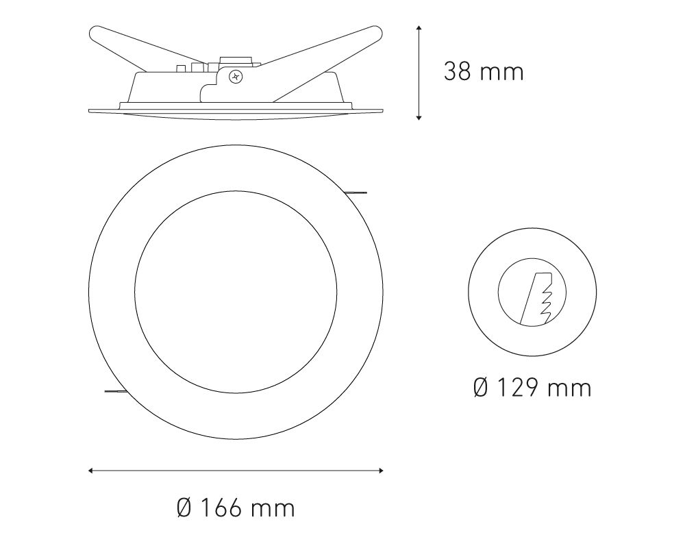 Empotrar a techo Magg LUNA 9W SSD PLUS - Image 2