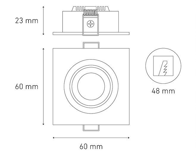 Empotrar Dirigible FLASH I PLANO LED 3.5w Magg - Image 2