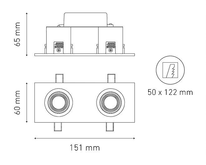 Empotrar a Techo FLASH D II LED 40º Magg - Image 2