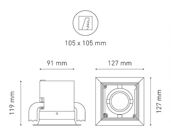 Empotrable Dirigible POINTS MINI I LED 25ª8.8w - Image 2