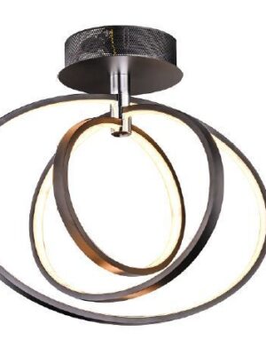 Lámpara sobreponer Aros Negro Led 60W 860081/3/3C/BK