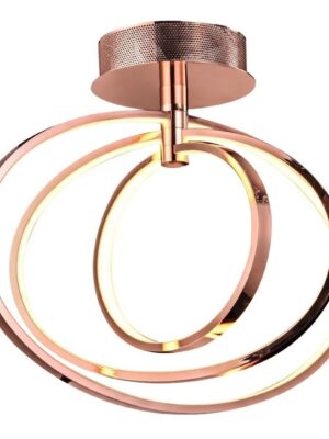 Lámpara sobreponer Aros Dorado Rosa Led 60W 860081/3/3C/RG