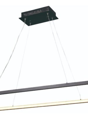 Colgante Elipse Negro Led 48W 3 cambios de color 860099/1/DC/BK