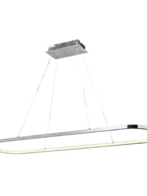 Colgante Elipse Cromado Led 48W 3 cambios de color 860099/1/3C/CH