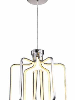 8601266DCCH Colgante Cromado Led 103W 3 cambios de Luz 860126/6/DC/CH