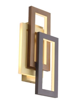 Q21672-GD ARBOTANTE SOMMER Q21672-GD ORO NEGRO CAFE LED 15W