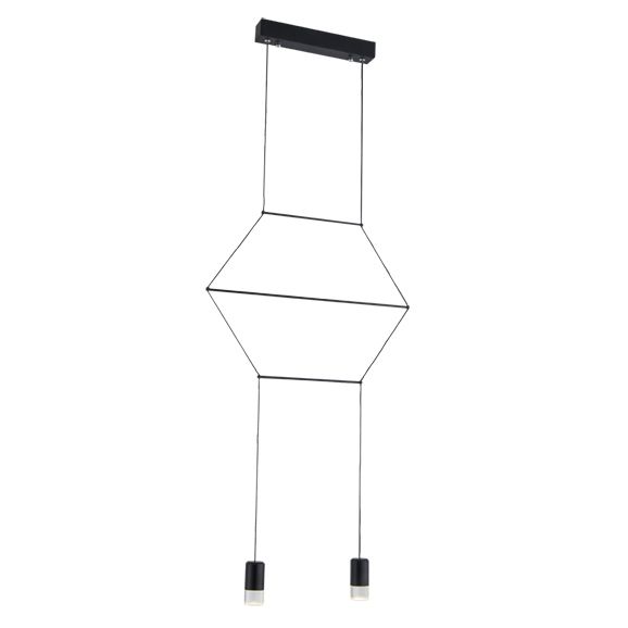 COLGANTE SKETCH Q27882-BK NEGRO LED 10W
