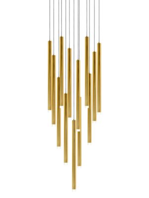 COLGANTE MINHA Q30013-GD 13 LUCES ORO
