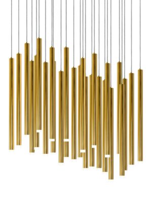 COLGANTE MINHA Q30017-GD 27 LUCES ORO