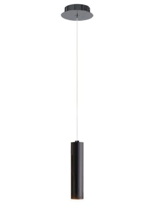 Q30051-BC COLGANTE MINHA Q30051-BC CROMO NEGRO 1 LUZ
