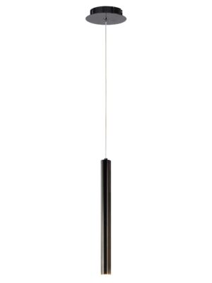 Q30351-BC COLGANTE MINHA Q30351-BC NEGRO CROMO 1 LUZ