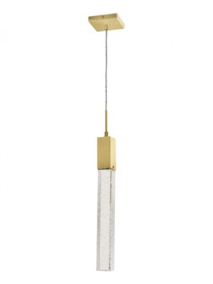 Q33021-BG COLGANTE SOHO Q33021-BG 1 LUZ ORO CEPILLADO