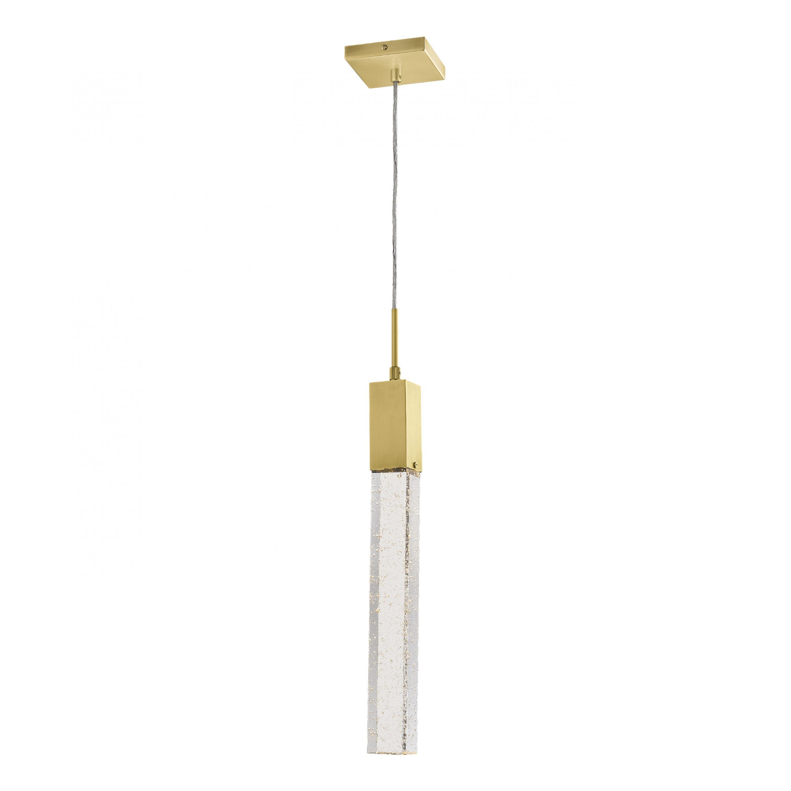 COLGANTE SOHO Q33021-BG 1 LUZ ORO CEPILLADO