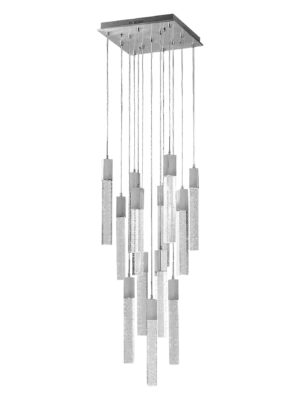 COLGANTE SOHO Q33213-CH 13 LUCES CROMO CRISTAL BURBUJA