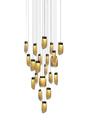 Q36221-BG COLGANTE VIVA Q36221-BG ORO/AMBAR LED 84W