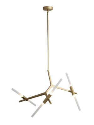 COLGANTE MILAN Q39745-GD ORO 6 LUCES
