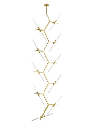 COLGANTE MILAN Q39749-GD ORO 20 LUCES
