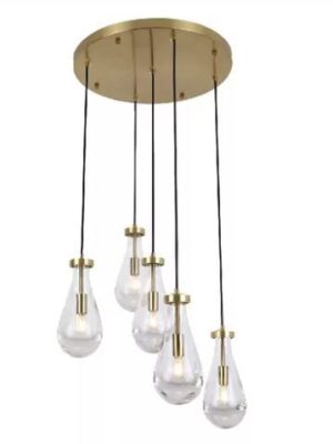2CLDI71 LÁMPARA COLGANTE 5 LUCES E14