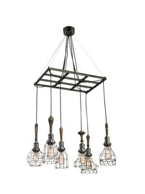 2CLTP241 LÁMPARA COLGANTE 6 LUCES E26