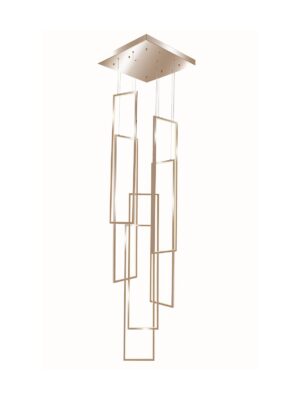 Q37132-RG LAMPARA SELMA ORO ROSA