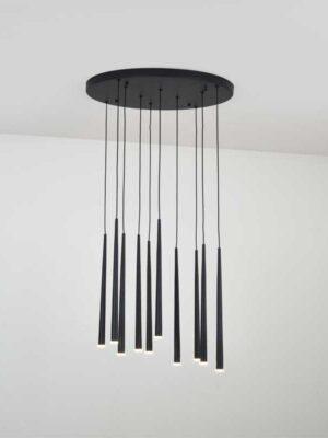 negrocandil COLGANTE NEGRO LAMPARA CLASS 2CLDI33 LED