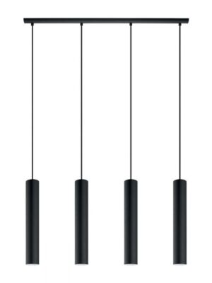 LAMPARA COLGANTE 4 LUCES LED GU10 TORTORETTO 203617M EGLO