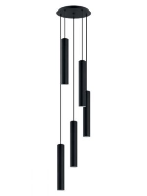 LAMPARA COLGANTE EGLO 5 LUCES LED GU10 TORTORETTO 203618M