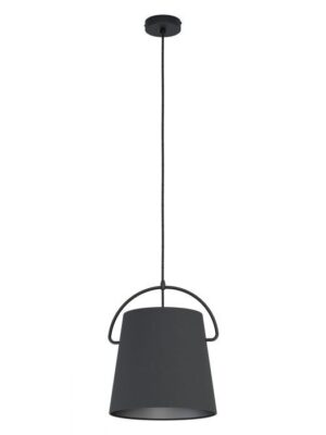39865 GRANADILLOS LAMPARA EGLO GRANADILLOS 39865 E27 ACERO-TELA NEGRO