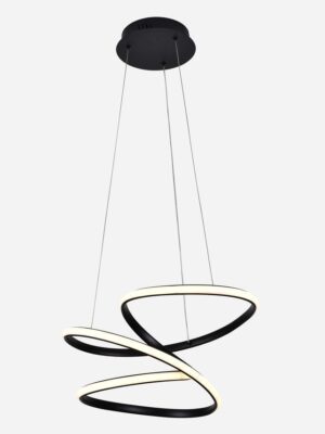 CARMEL 6142 B COLGANTE CARMEL LED 78W NEGRO