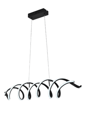 COLGANTE COSMOS LED 124W NEGRO