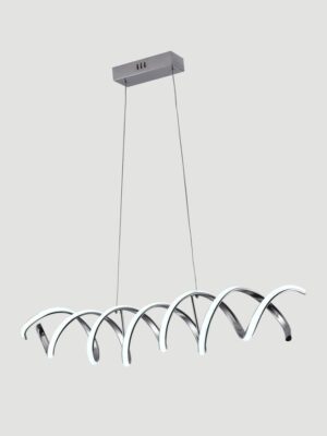 COSMOS 6121 C COLGANTE COSMOS LED 124W CROMO