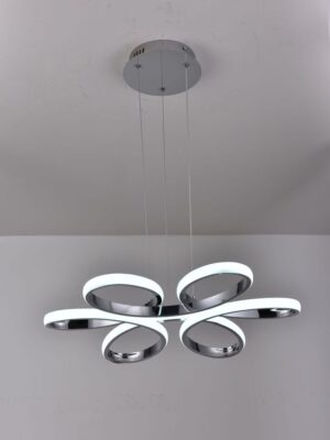 FLOWER 6119 C COLGANTE FLOWER LED 126W CROMO