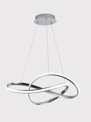 KNOT 6003 C COLGANTE KNOT LED 130W CROMO