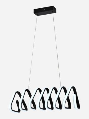 COLGANTE LUXOR LED 62W NEGRO