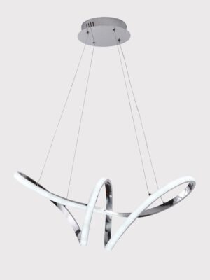 COLGANTE MANDALA LED 74W CROMO