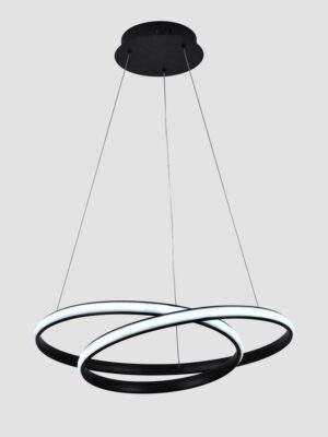 RINGS 6127 B COLGANTE RINGS LED 124W NEGRO