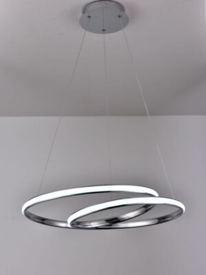 RINGS 6127 C COLGANTE RINGS LED 124W CROMO