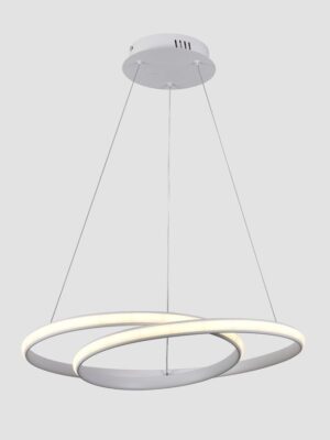 COLGANTE RINGS LED 124W BLANCO